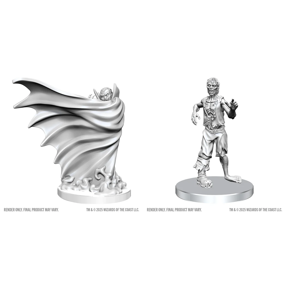 D&D NOLZUR'S CLASSIC VAMPIRE & CLASSIC ZOMBIE