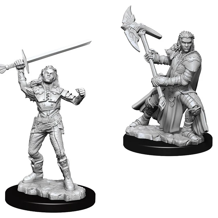 D&D NOLZUR'S FEMALE HALF-ORC FIGHTER