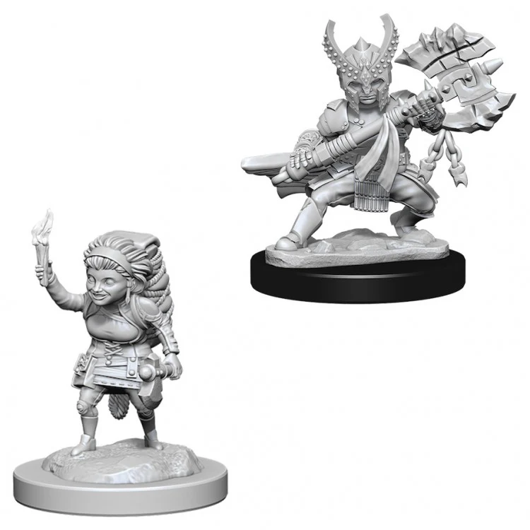 D&D NOLZUR'S FEMALE HALFLING FIGHTER
