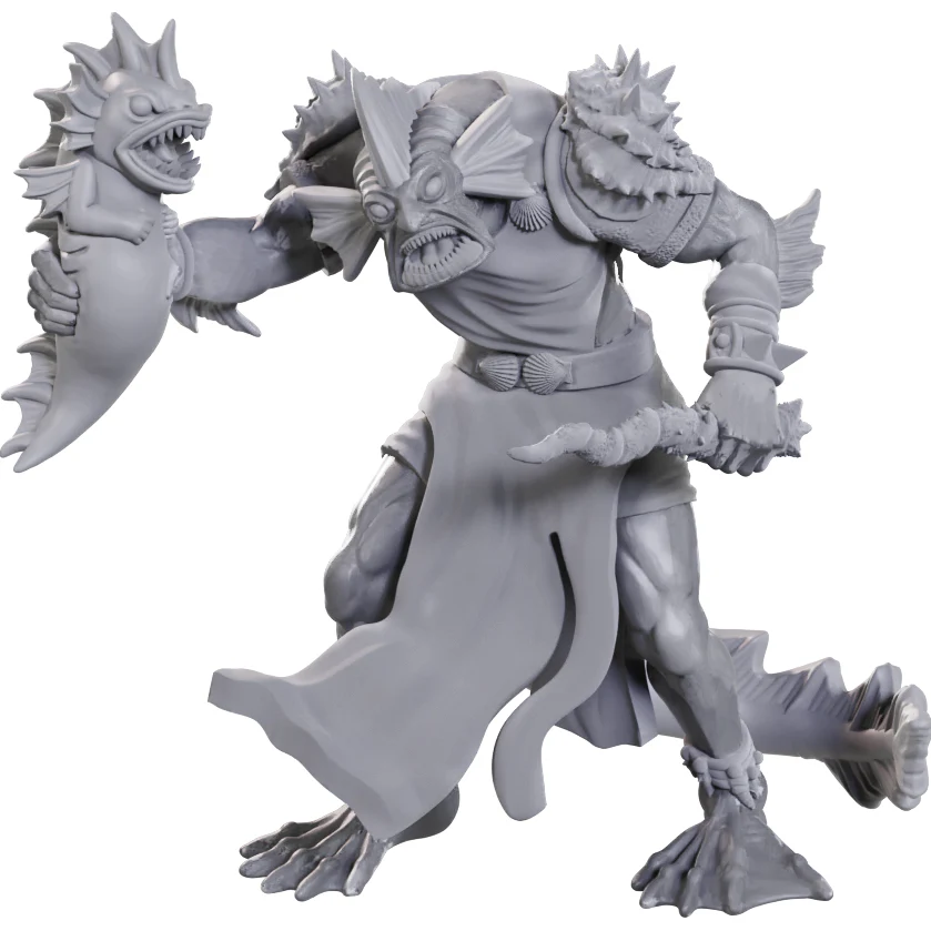 D&D NOLZUR'S SAHUAGIN PRIESTESS