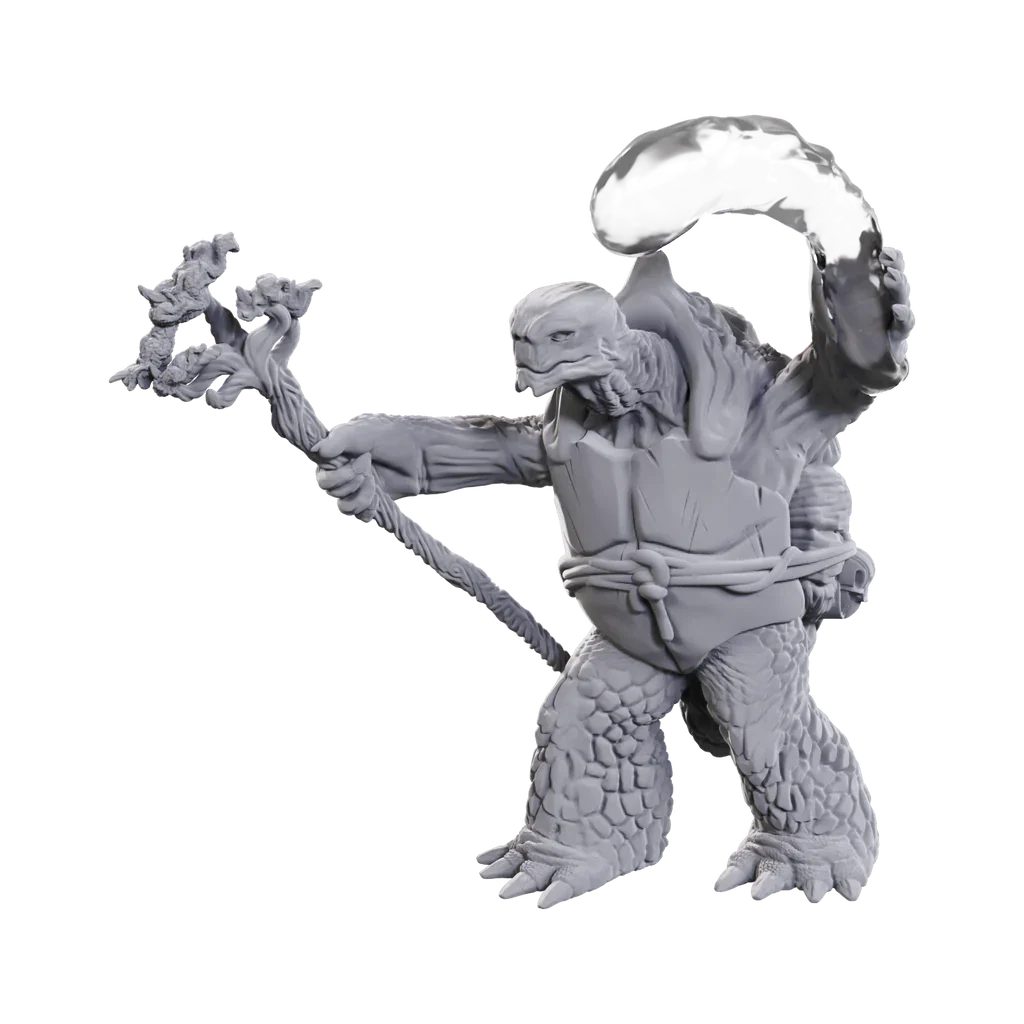 D&D NOLZUR'S TORTLE DRUID & WILD SHAPE GIANT LIZARD - Image 2