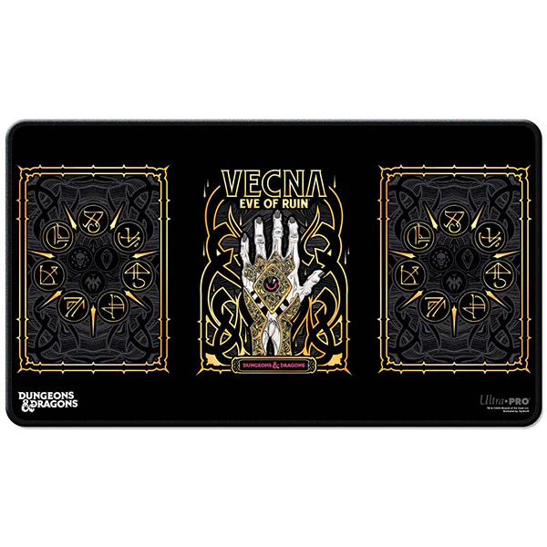 D&D VECNA EVE OF RUIN STITCHED PLAYMAT