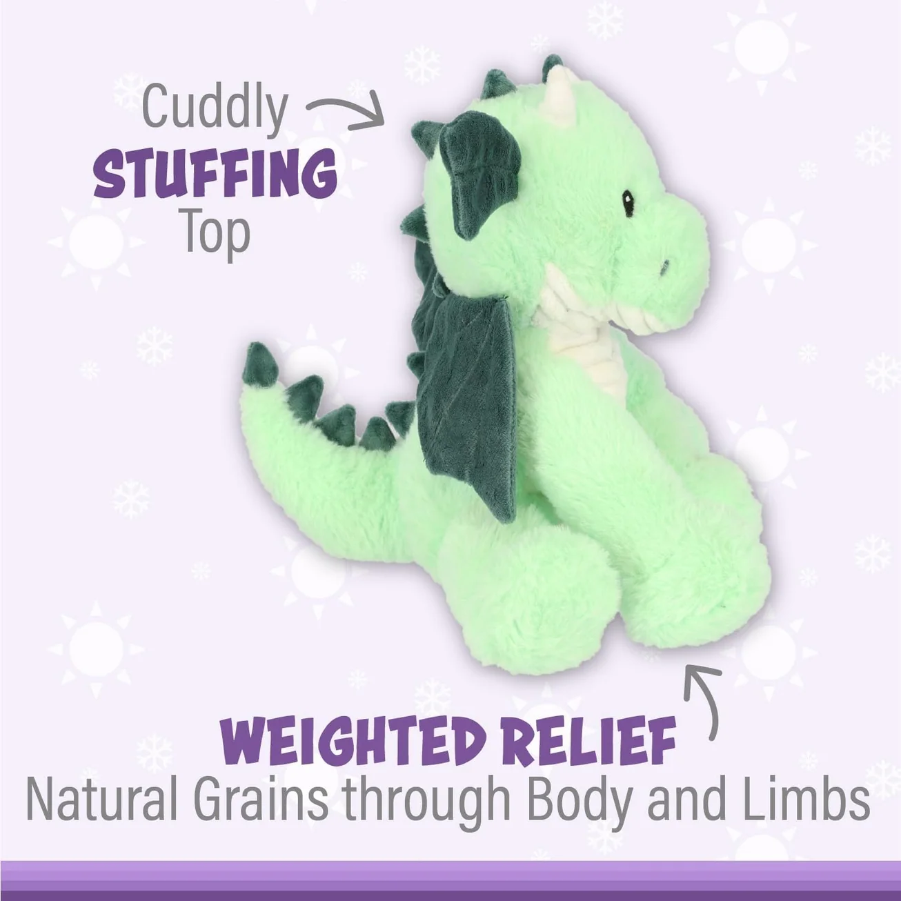 DANIEL DRAGON WARM PAL PLUSHIE - Image 2