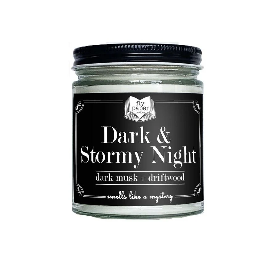 DARK AND STORMY NIGHT JAR CANDLE