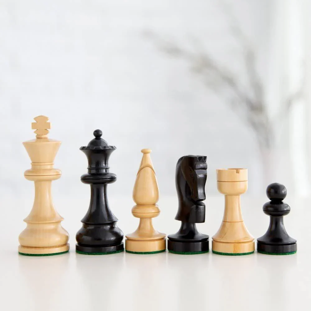 DELUXE WALNUT CHESS SET 19" RUSSIAN STYLE - Image 2