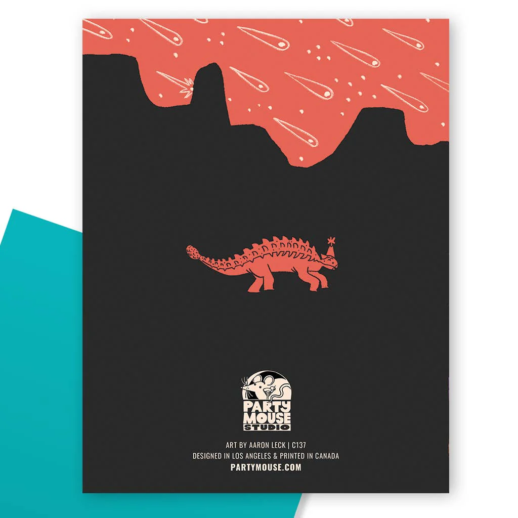 DINOSAUR BLAST BIRTHDAY GREETING CARD - Image 2