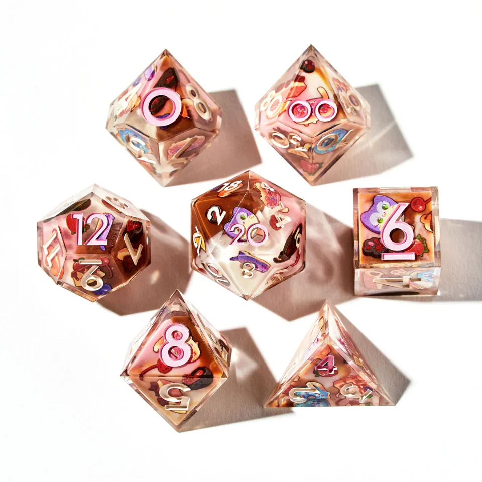 DISPEL CAT CAFE ICONIC 7PC DICE SET