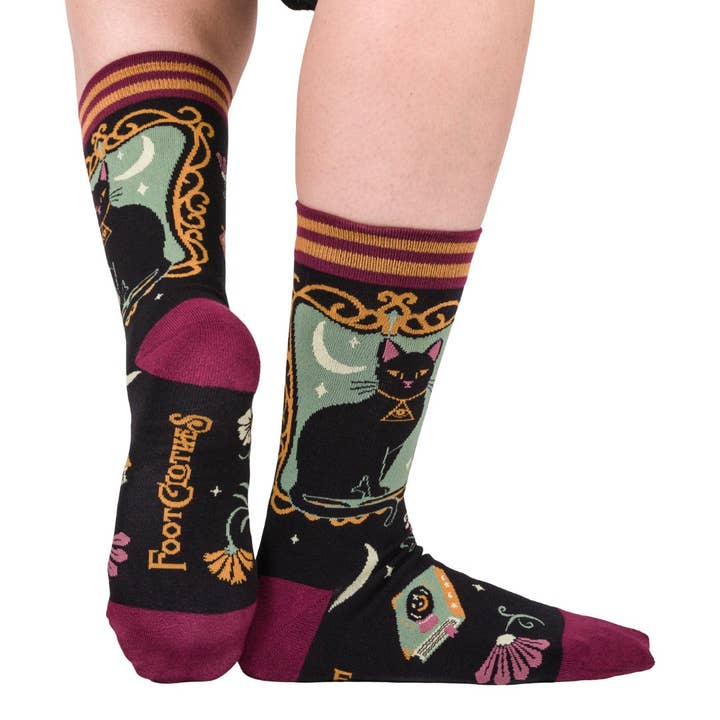 DUCHESS SHADOWFLOOF'S MEW WORLD ORDER CREW SOCKS BY FOOTCLOTHES - Image 4