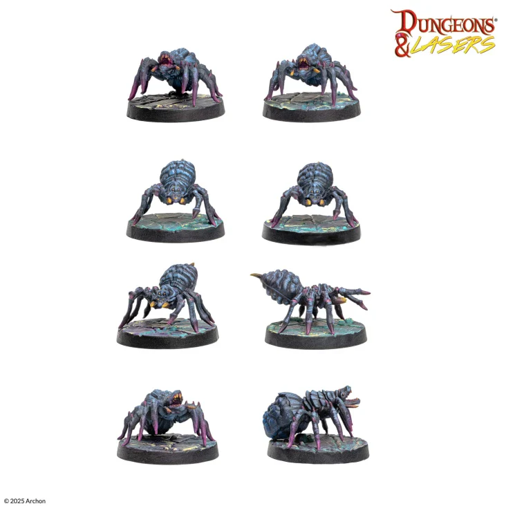 DUNGEONS & LASERS CAVE SPIDERS - Image 2