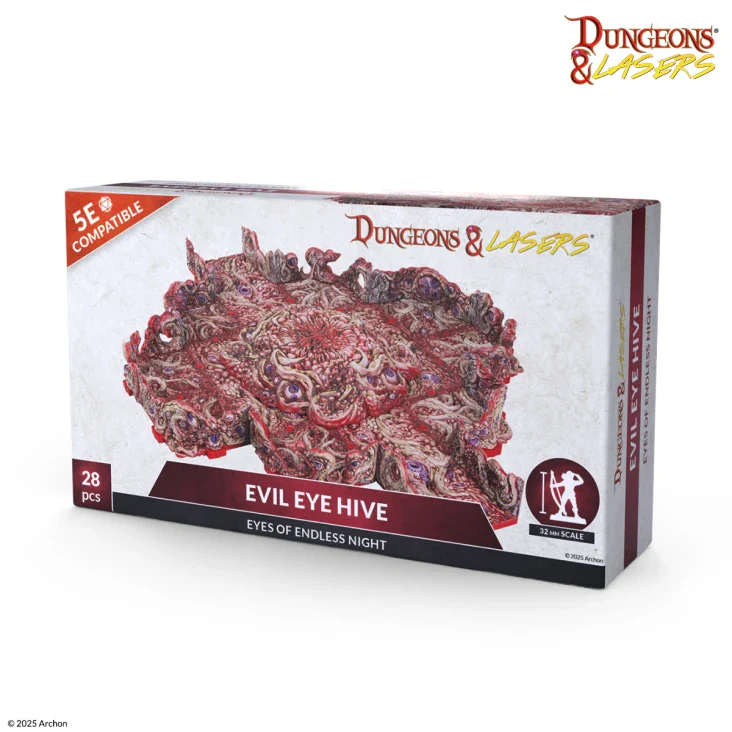 DUNGEONS & LASERS EVIL EYE HIVE HALF-HEIGHT WALLS
