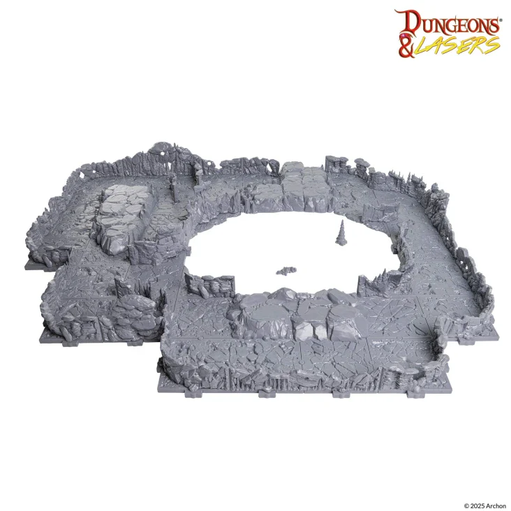 DUNGEONS & LASERS HALF-HEIGHT ROCKY CAVES