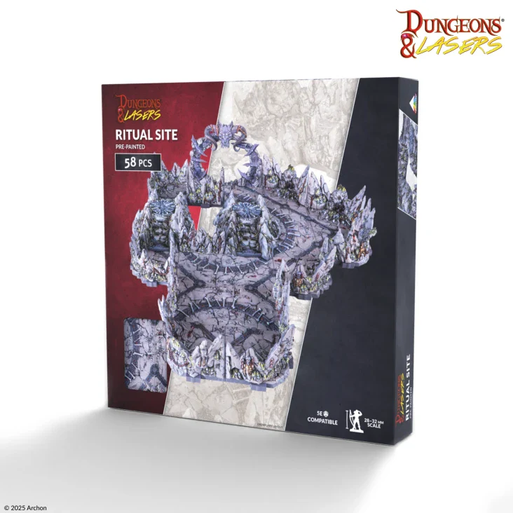 DUNGEONS & LASERS PRE-PAINTED PRIMACAST RITUAL SITE