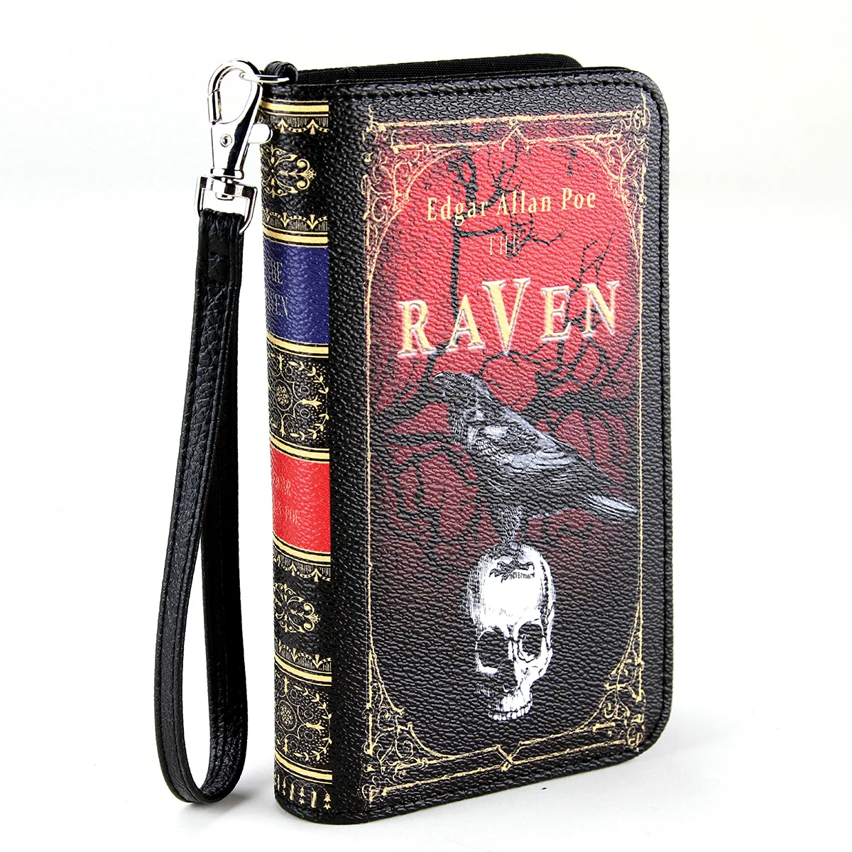 EDGAR ALLAN POE THE RAVEN WALLET WRISTLET - Image 2