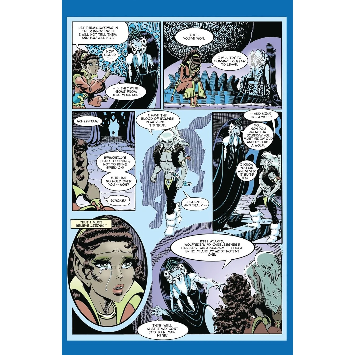 ELFQUEST: BOOK 3 WOLF BLOOD CAGED BY WENDY & RICHARD PINI - Image 3