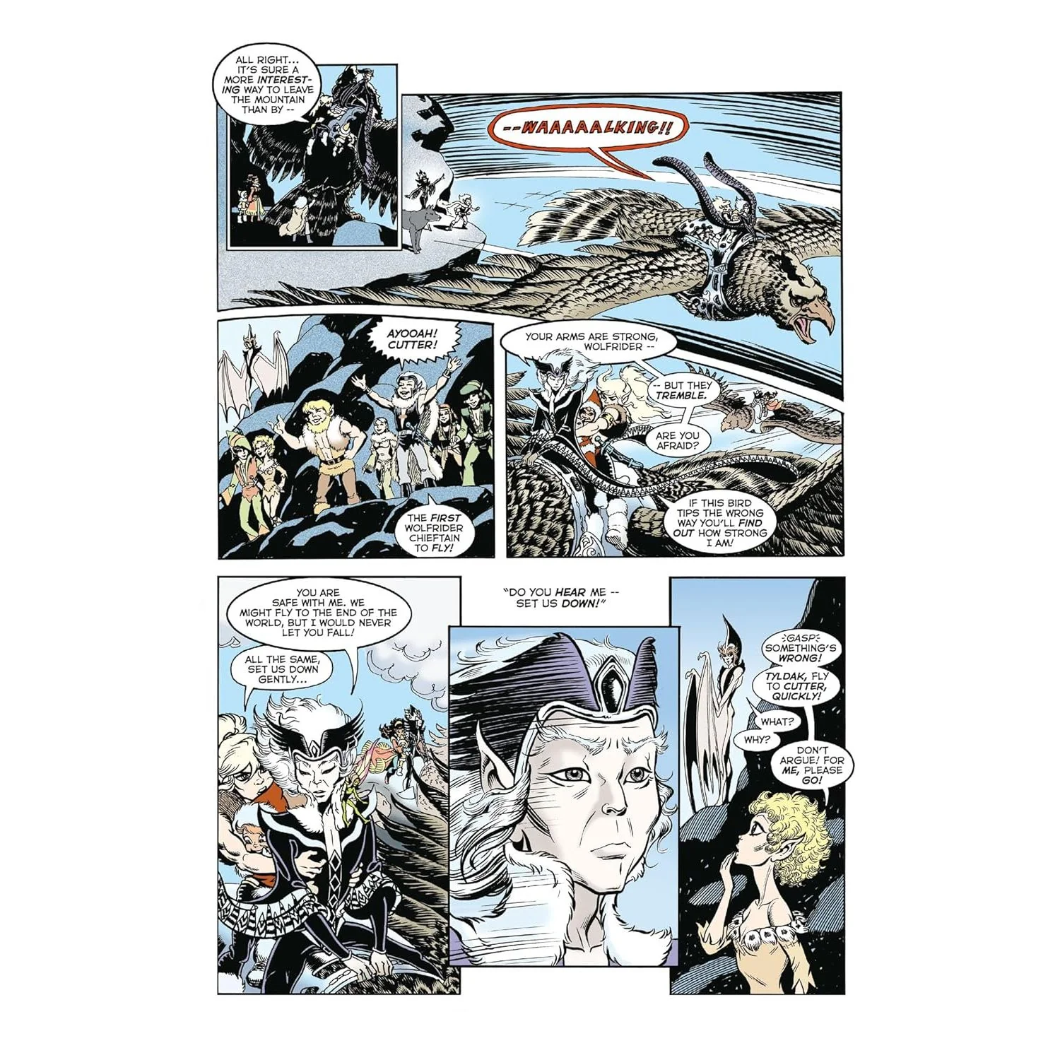 ELFQUEST: BOOK 3 WOLF BLOOD CAGED BY WENDY & RICHARD PINI - Image 5