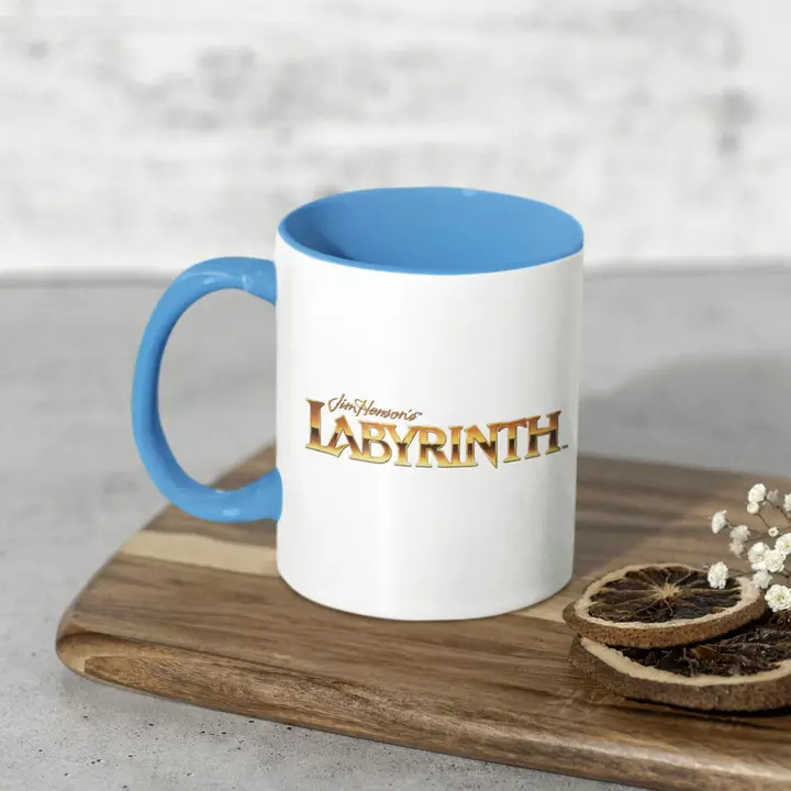 ELLO LABYRINTH COLORED MUG (BLUE) - Image 2