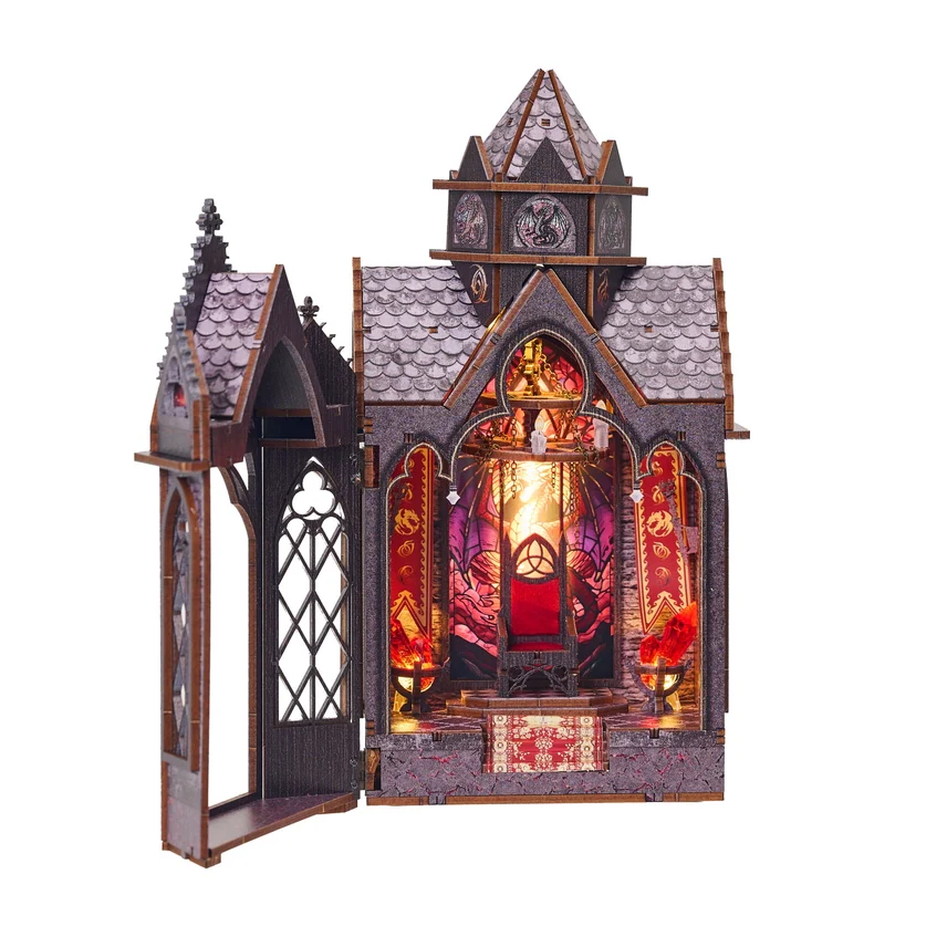 EMBER THRONE 3-D WOODEN MINIATURE BOOK NOOK KIT - Image 3