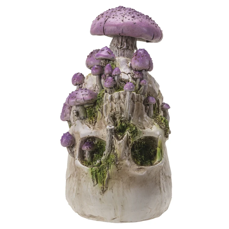 ENCHANTED PURPLE MUSHROOM SKULL - Image 2