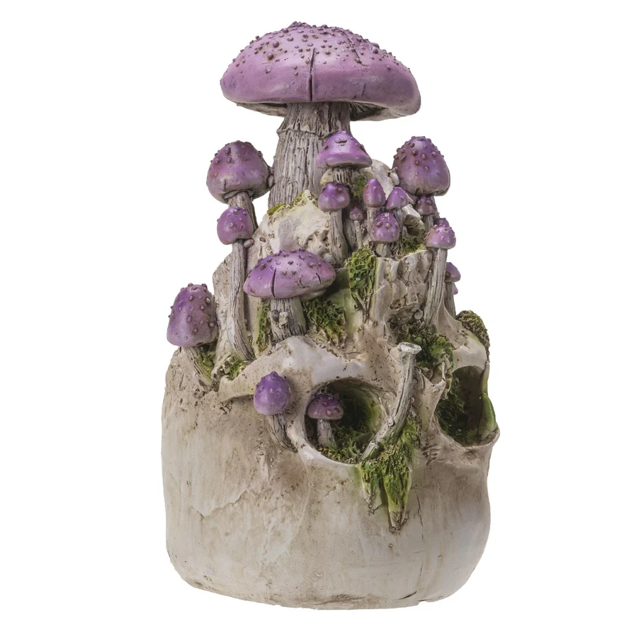 ENCHANTED PURPLE MUSHROOM SKULL - Image 3