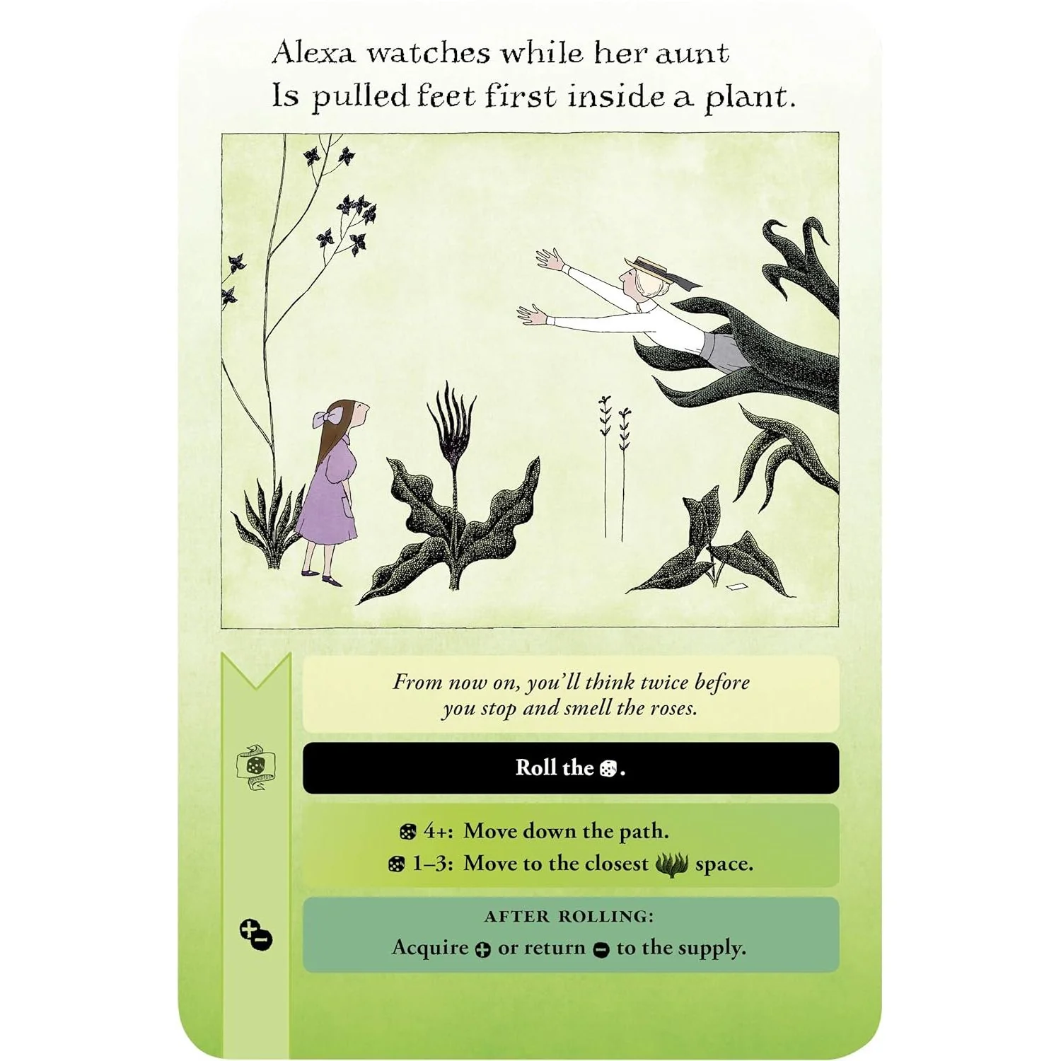 ESCAPE FROM THE EVIL GARDEN AN EDWARD GOREY BOARD GAME - Image 4