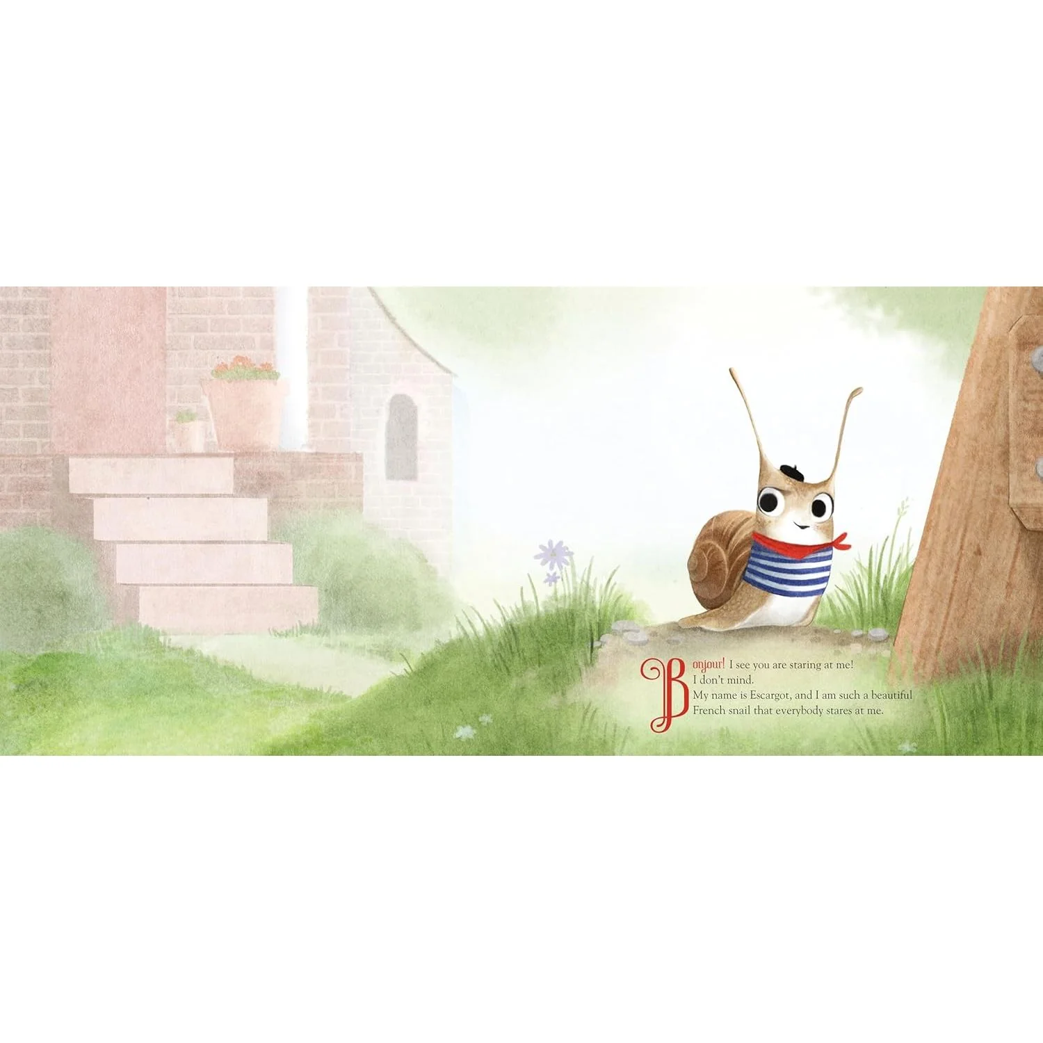 ESCARGOT BY DASHKA SLATER & ILLUSTRATED BY SYDNEY HANSON (BOARD BOOK) - Image 2