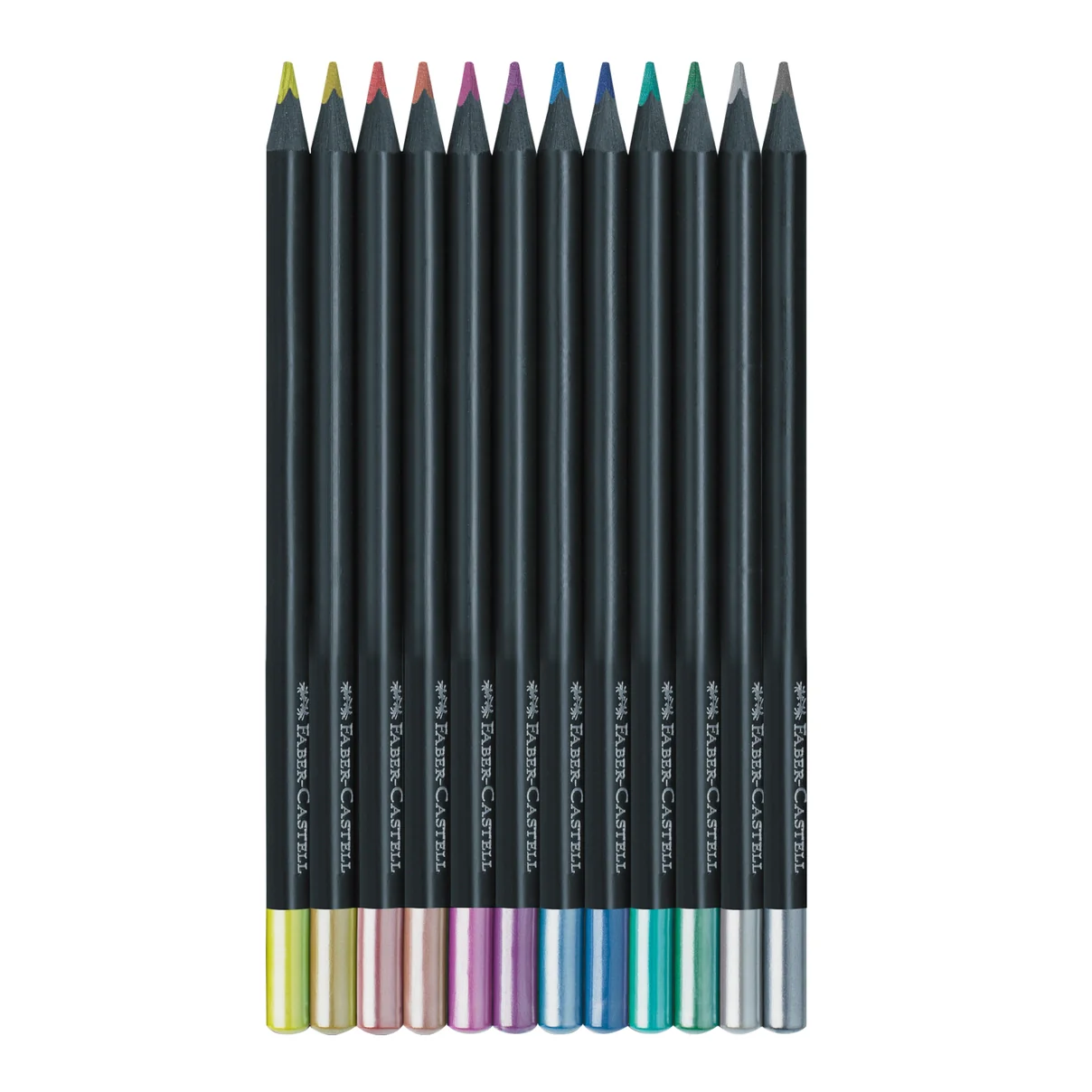FABER-CASTELL SUPER SOFT COLOR PENCIL SET: METALLIC BLACK EDITION - Image 2