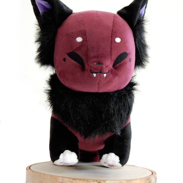 FLORAL FROLIC DAWNSING NIGHT PURPLE FOX PLUSH - Image 2