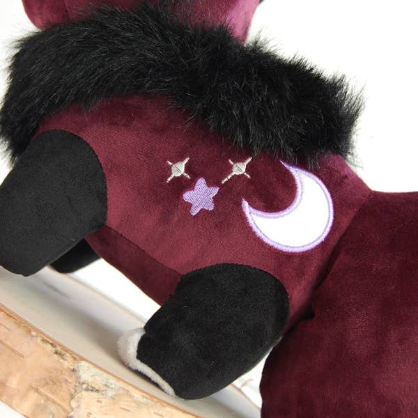 FLORAL FROLIC DAWNSING NIGHT PURPLE FOX PLUSH - Image 3