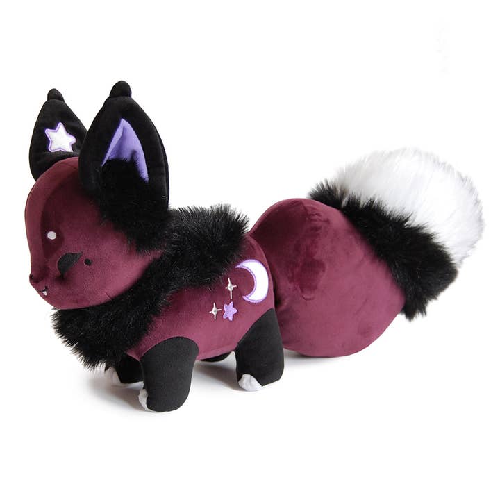 FLORAL FROLIC DAWNSING NIGHT PURPLE FOX PLUSH - Image 4