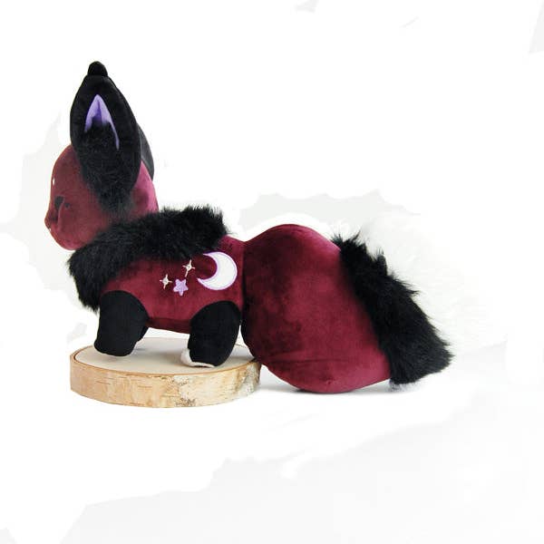 FLORAL FROLIC DAWNSING NIGHT PURPLE FOX PLUSH - Image 5