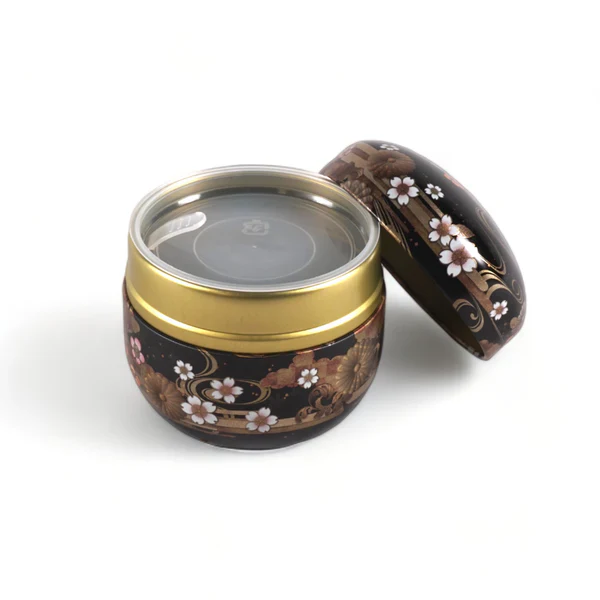 FLORAL TEA LEAVES CONTAINER 3.5 FL OZ - Image 2
