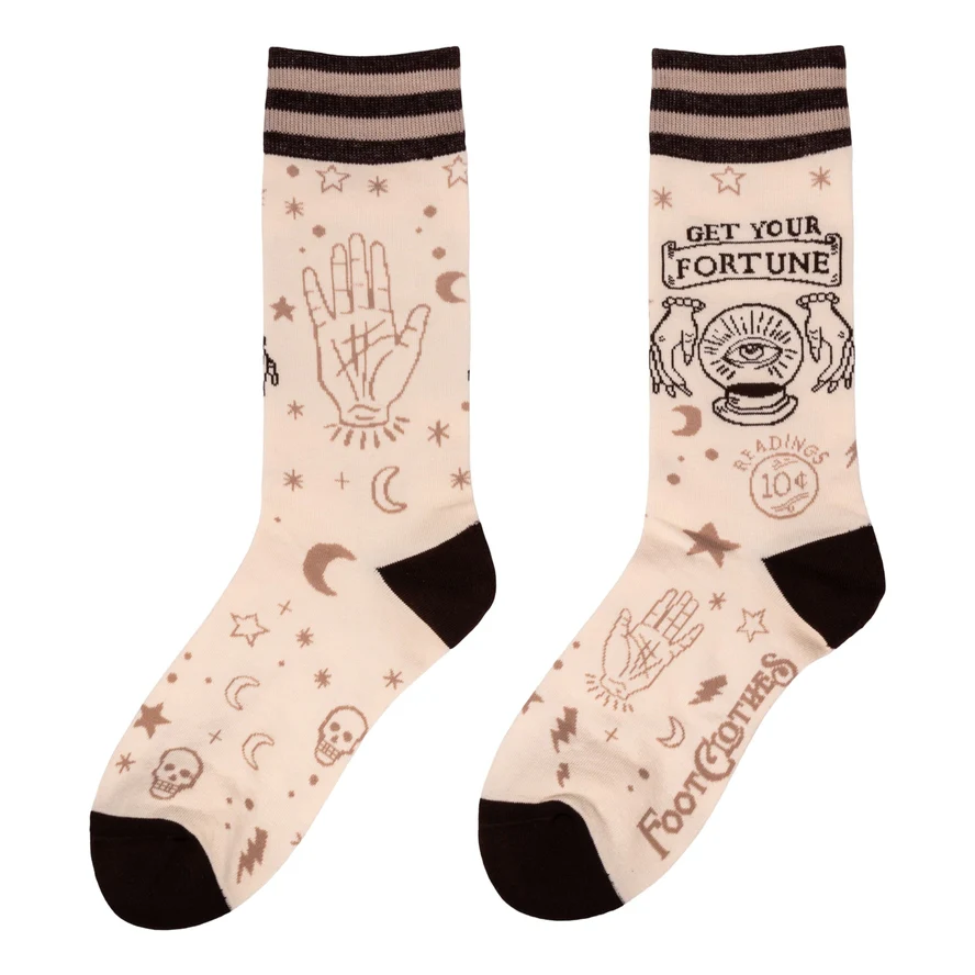 FORTUNE TELLER CREW SOCKS BY FOOTCLOTHES - Image 2