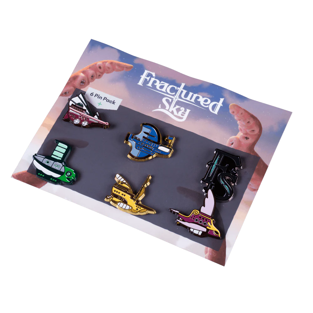 FRACTURED SKY AIRSHIP PIN SET