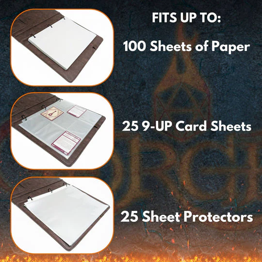 GAME FOLIO RPG BINDER & CHARACTER JOURNAL - Image 9