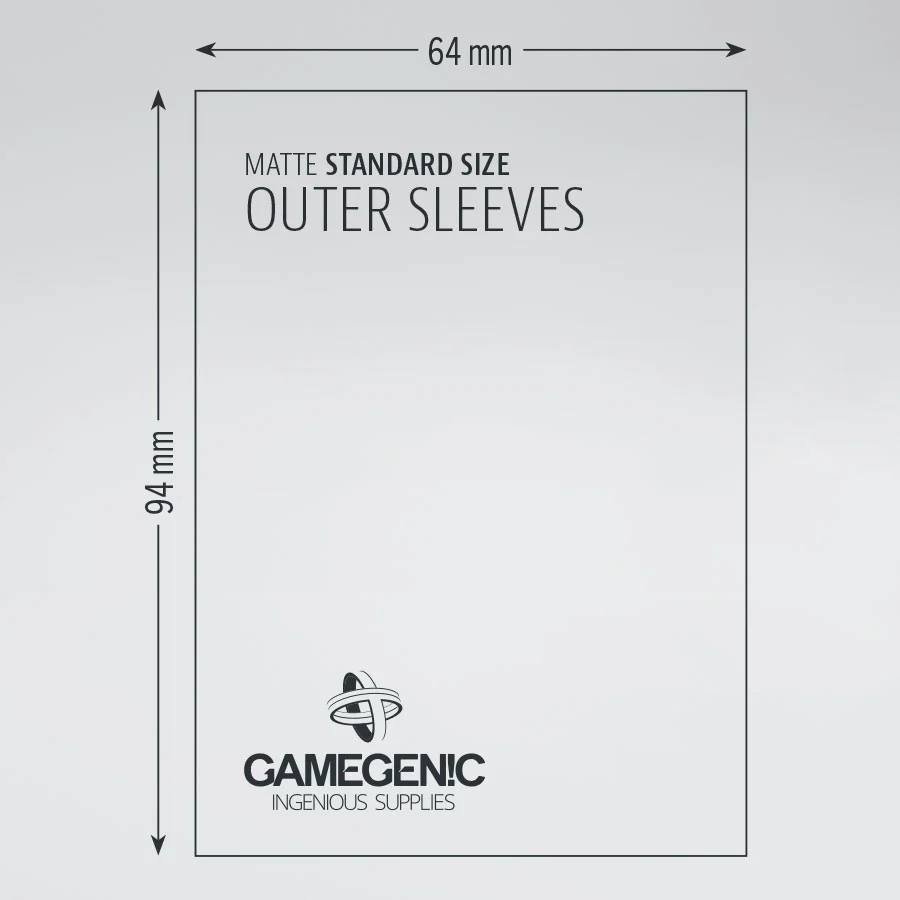 GAMEGENIC MATTE Outer Sleeves Standard Card Game 2026 - Image 2