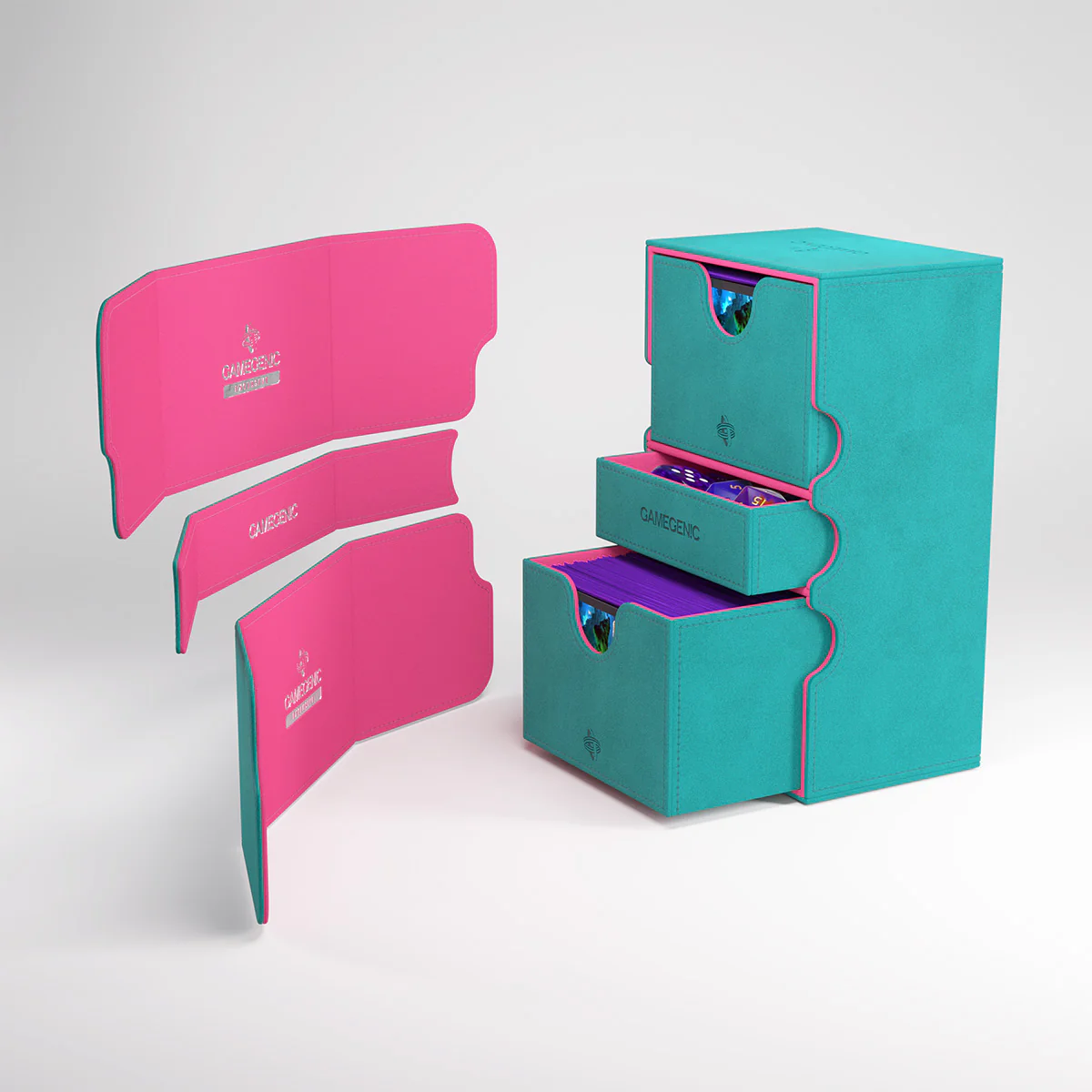 GAMEGENIC STRONGHOLD 200+ XL TEAL/PINK - Image 2