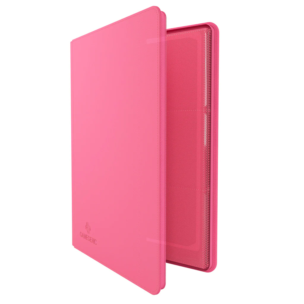GAMEGENIC ZIP-UP ALBUM 18-POCKET PINK