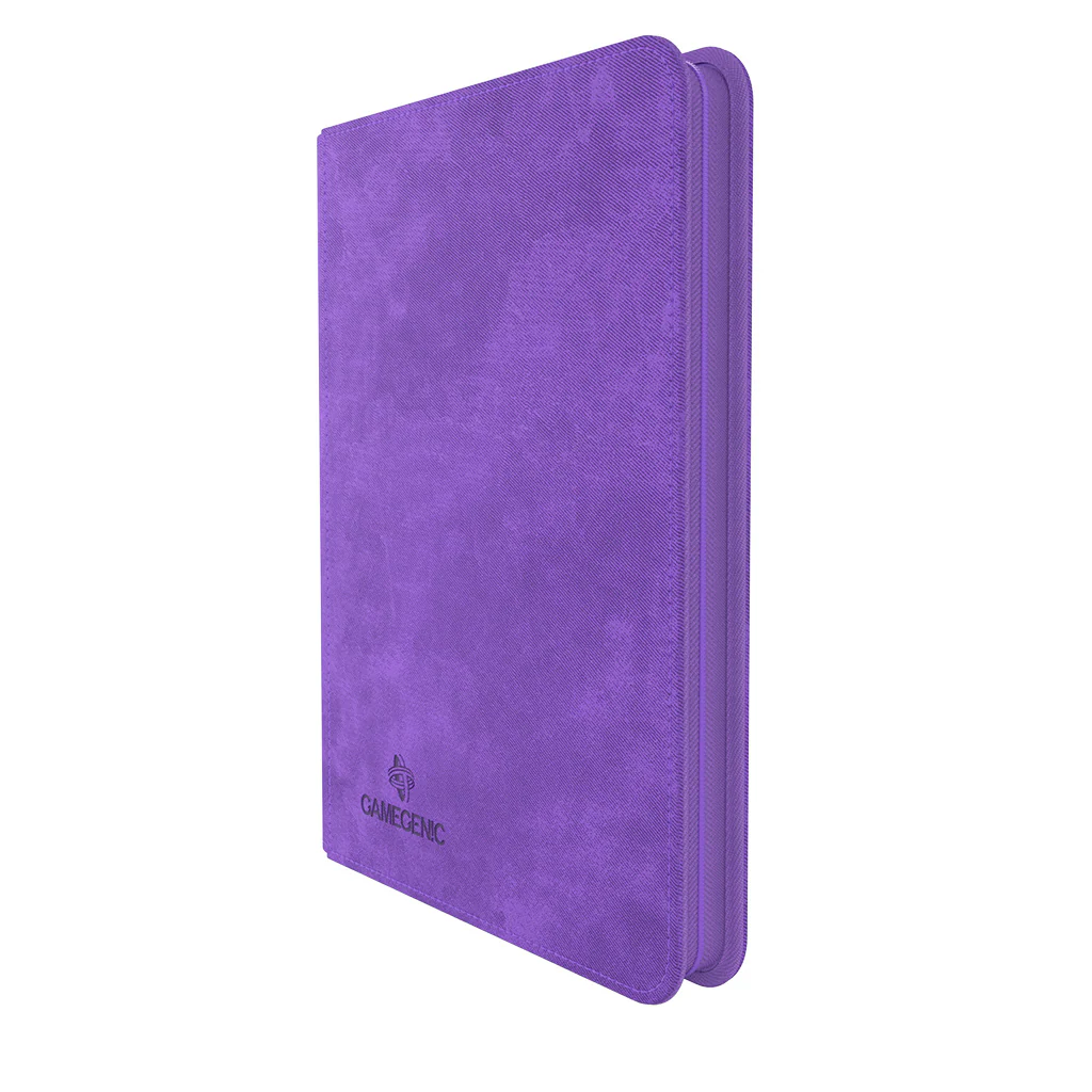 GAMEGENIC ZIP-UP ALBUM 8-POCKET PURPLE