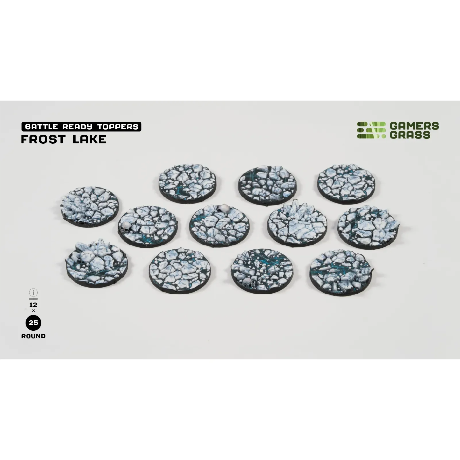 GAMER'S GRASS BATTLE READY BASE TOPPERS - FROST LAKE