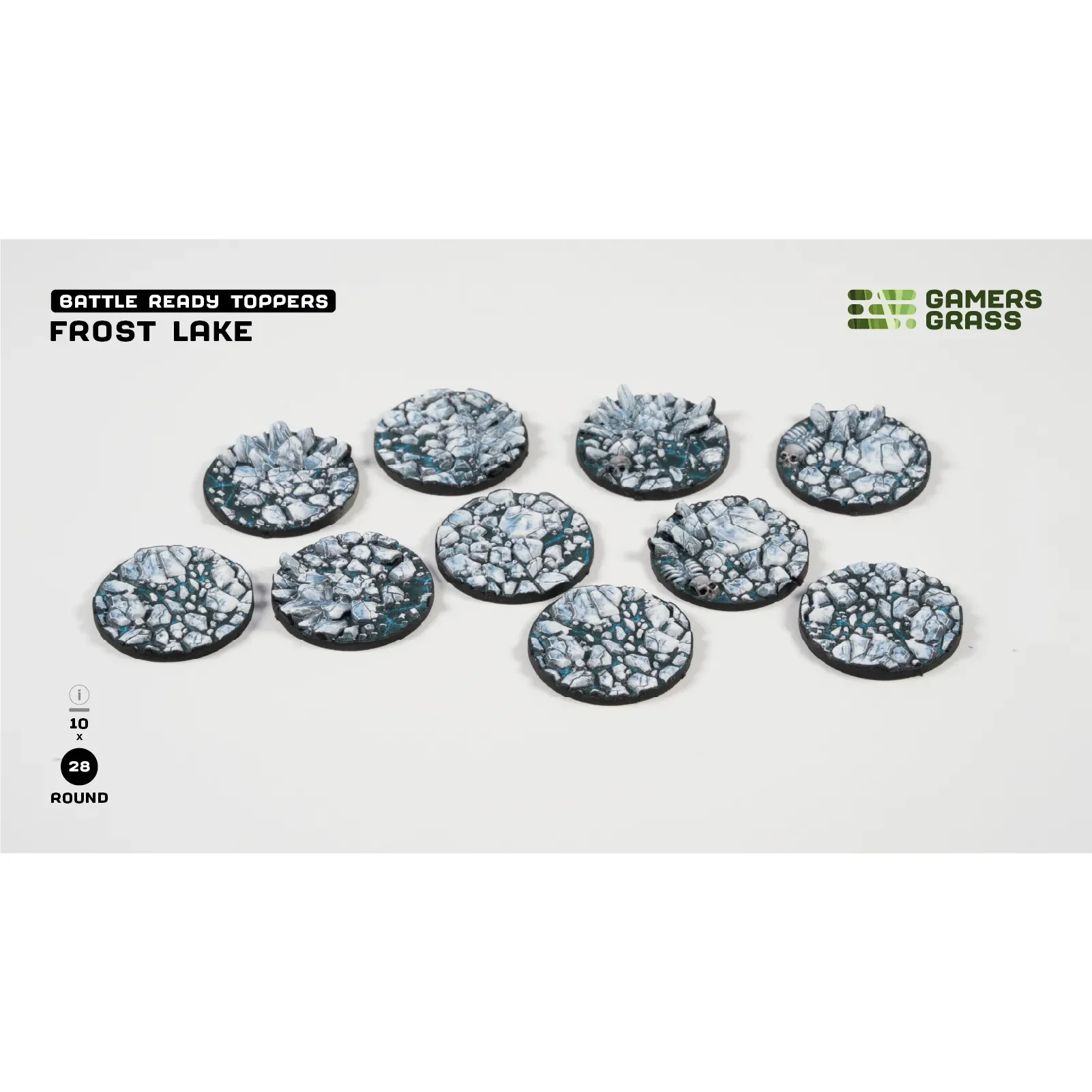 GAMER'S GRASS BATTLE READY BASE TOPPERS - FROST LAKE - Image 2