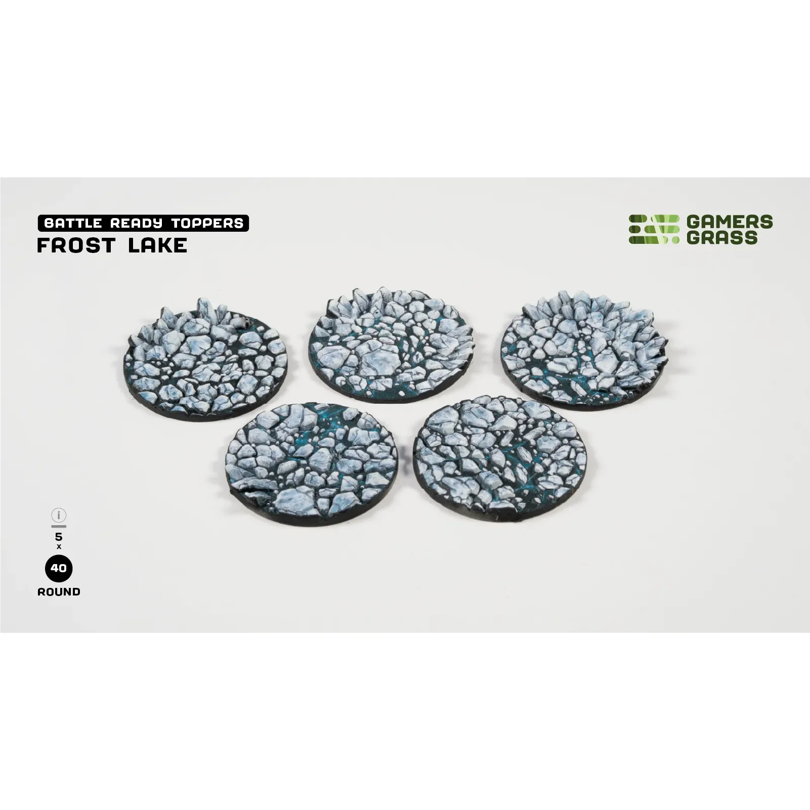 GAMER'S GRASS BATTLE READY BASE TOPPERS - FROST LAKE - Image 3