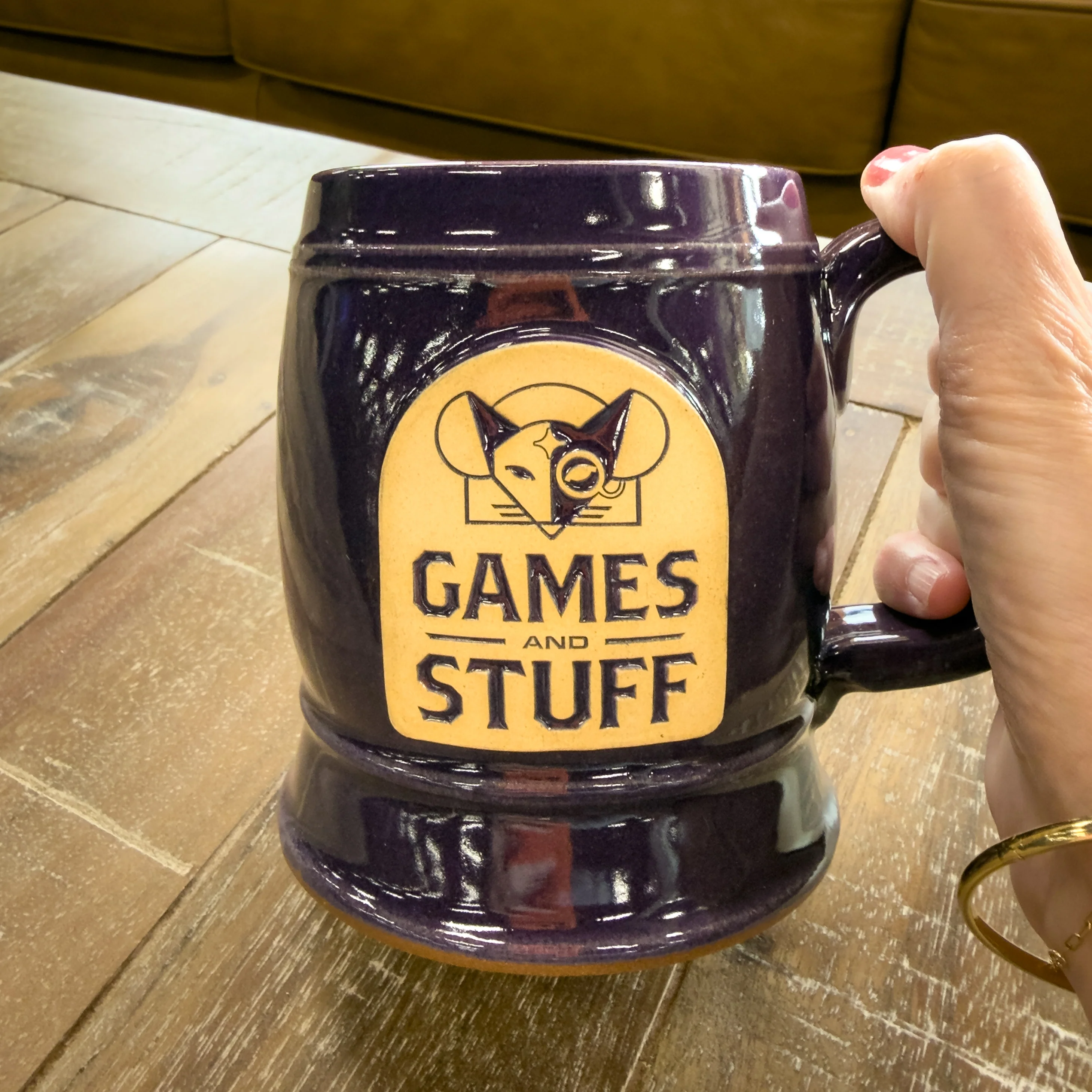 GAMES AND STUFF MUG - BARREL STEIN 16OZ - Image 3
