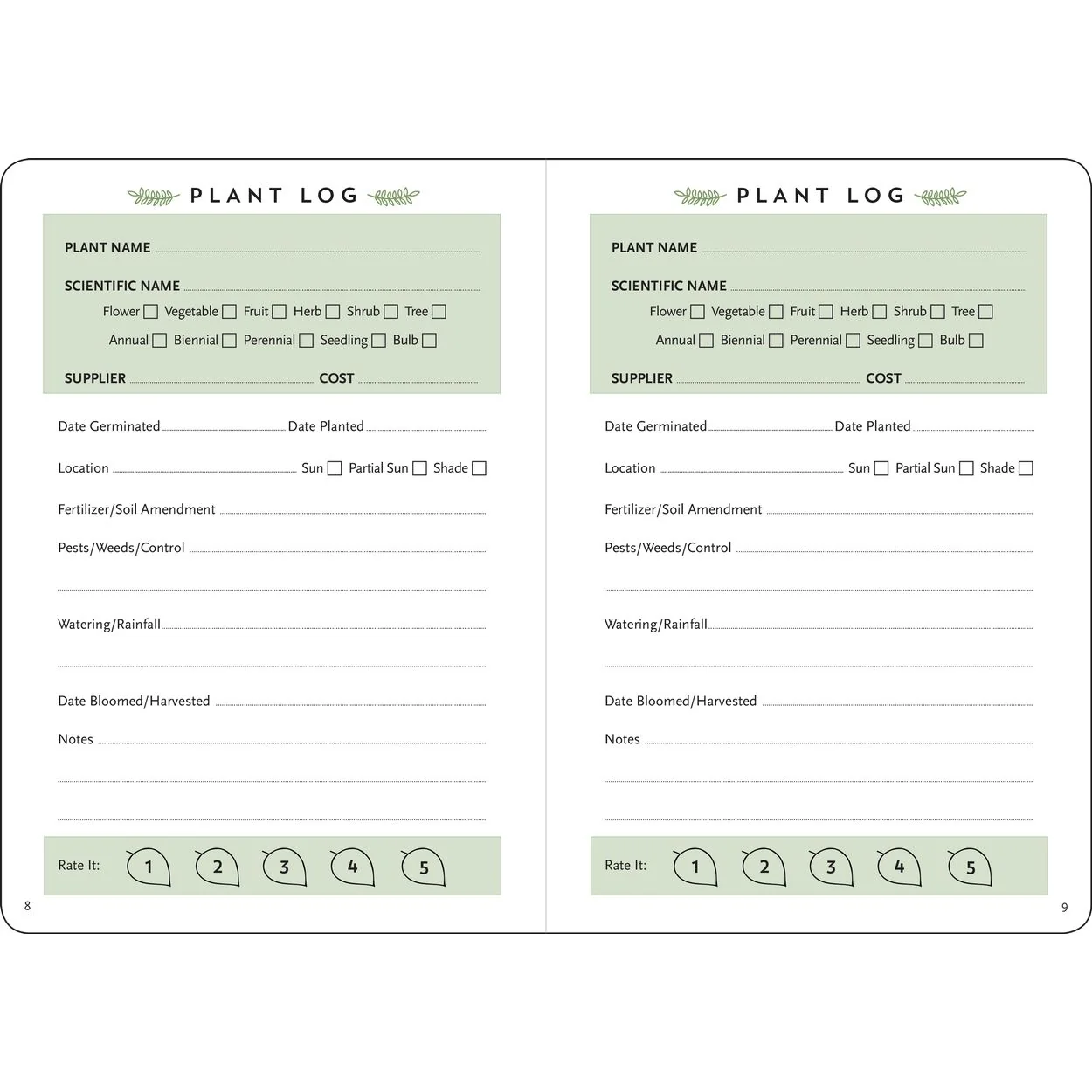 GARDENER'S LOGBOOK - Image 2