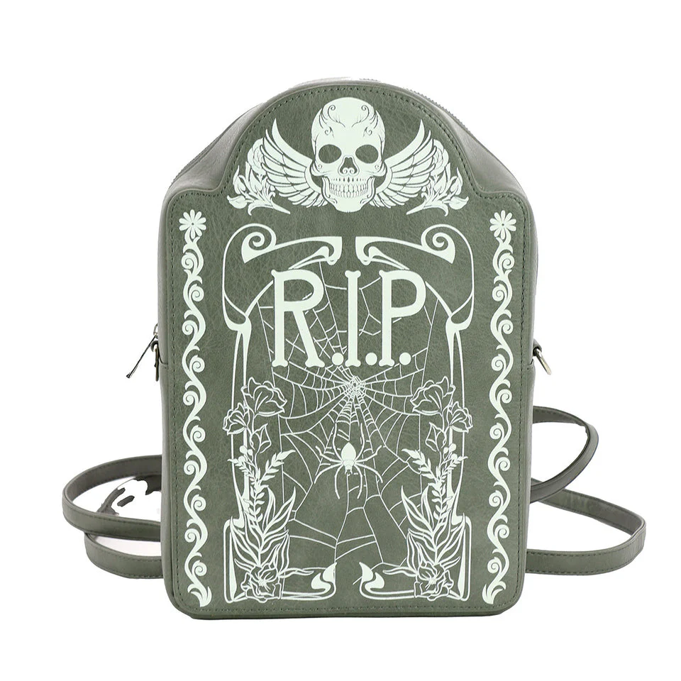 GLOW IN THE DARK TOMBSTONE MINI BACKPACK - Image 2