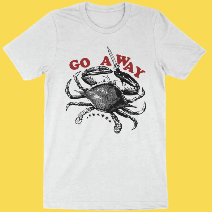 GO AWAY CRAB TSHIRT - Image 2