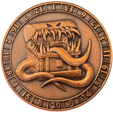 GOLIATH DICE COIN - D20 MIMIC