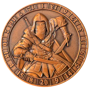 GOLIATH DICE COIN - D20 ROGUE