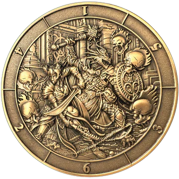 GOLIATH DICE COIN - D6 BATTLE SCENE
