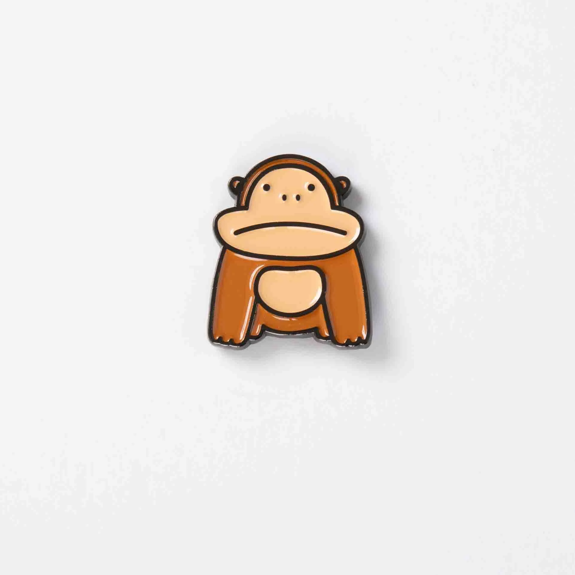 GORILLA ENAMEL PIN