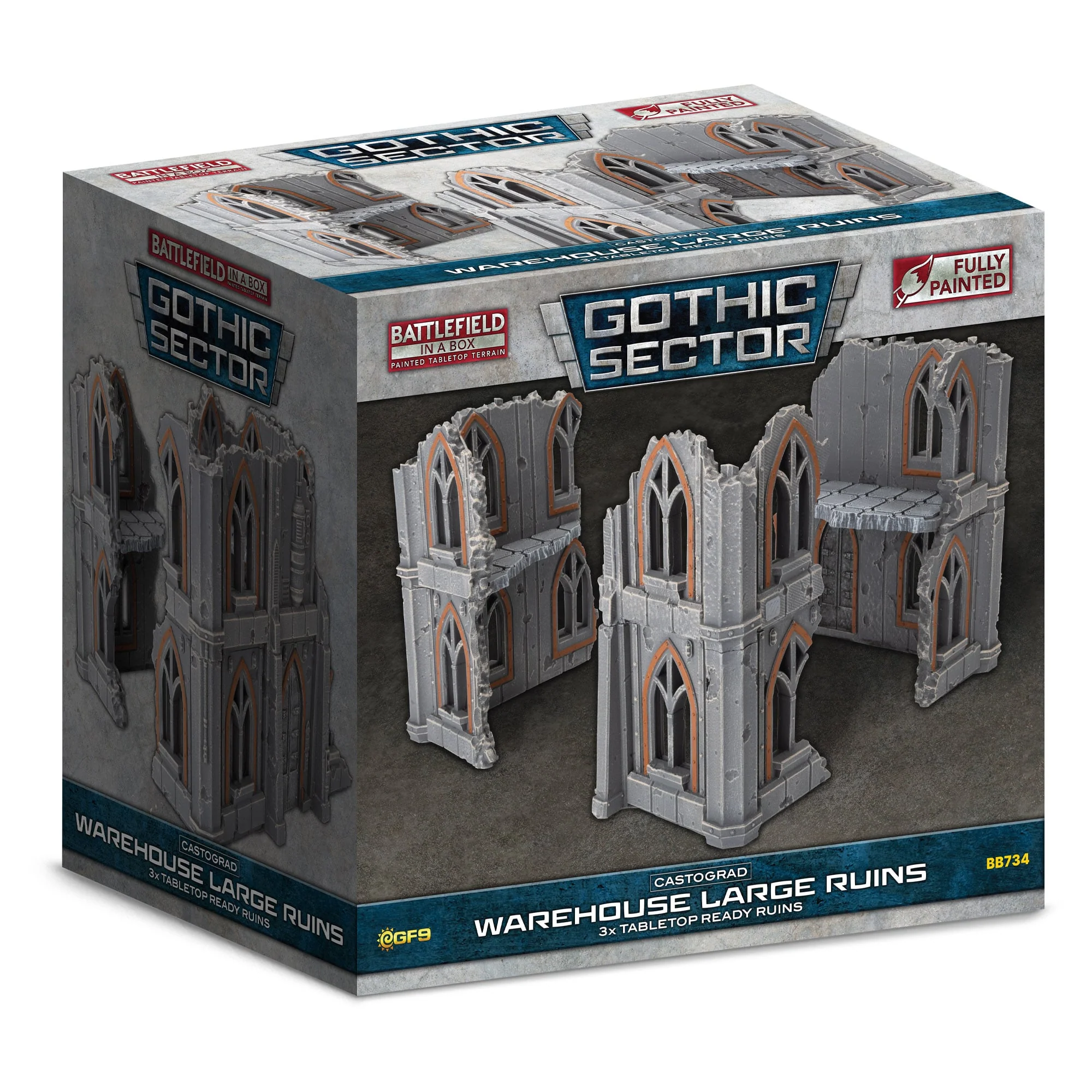 GOTHIC SECTOR CASTOGRAD: WAREHOUSE BIG RUINS